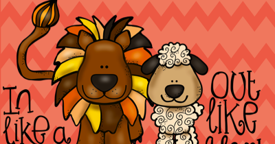 March comes in like a lion and goes out like a lamb! FREEBIE - Tales