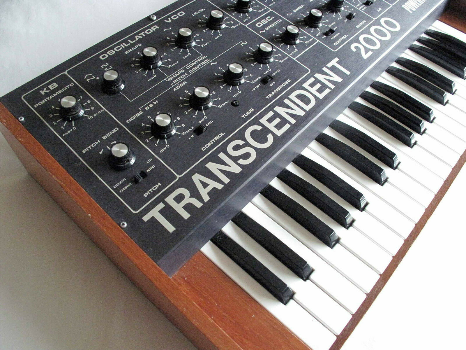 MATRIXSYNTH: IMMACULATE Powertran Transcendent 2000 Analogue Synth
