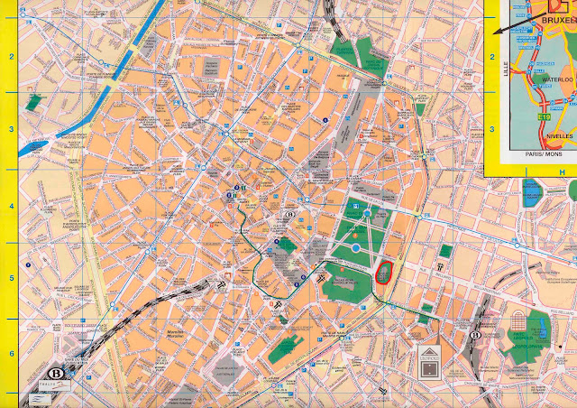 Bruxelles map