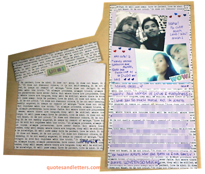 3rd monthsary letter