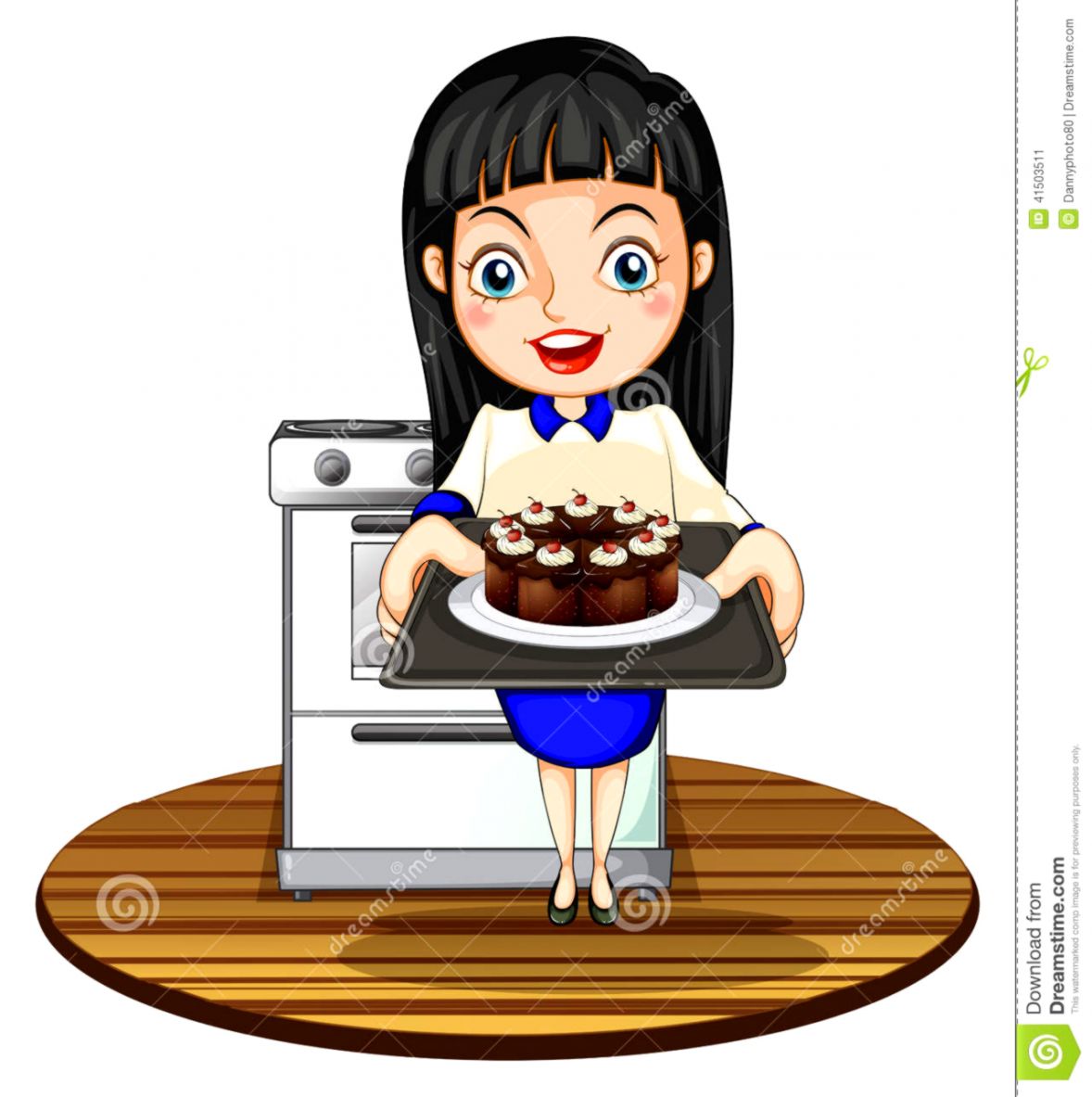 Cake Baking Clipart