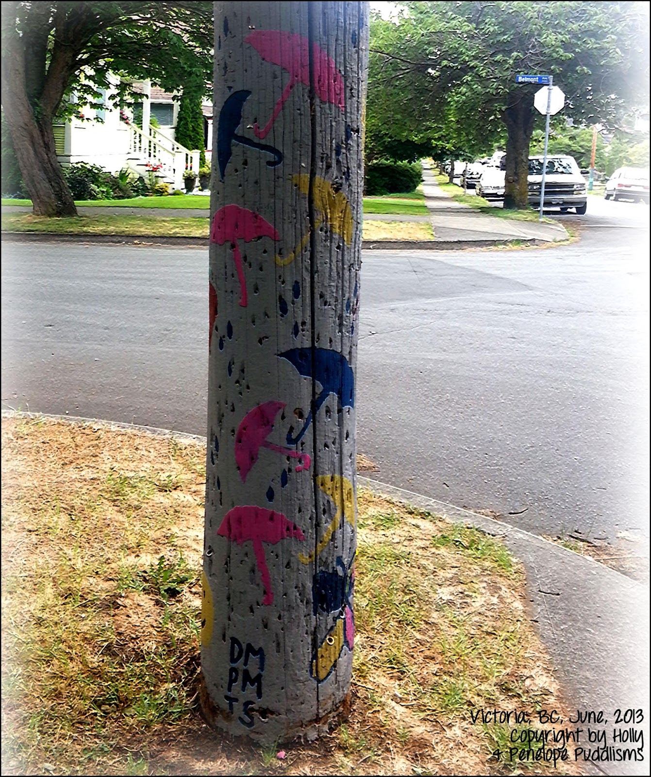 Postcards From Penelope Puddle Pole Dancing Umbrellas In Victoria, BC