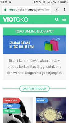 VioToko Premium Blogger Template