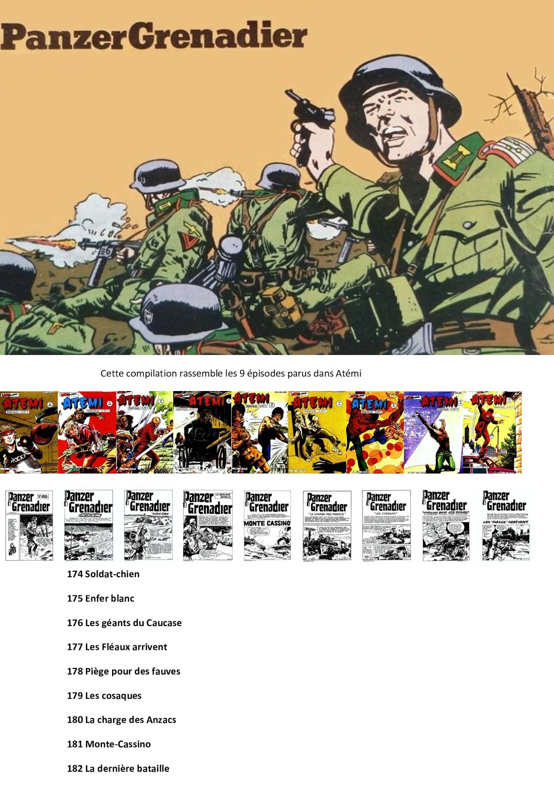 Panzer Grenadier dans Atemi (1984)- Compilation de Zapman