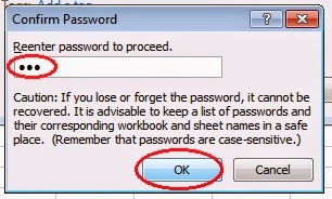 Secure Excel Workbook with password Secure Excel Workbook with password
