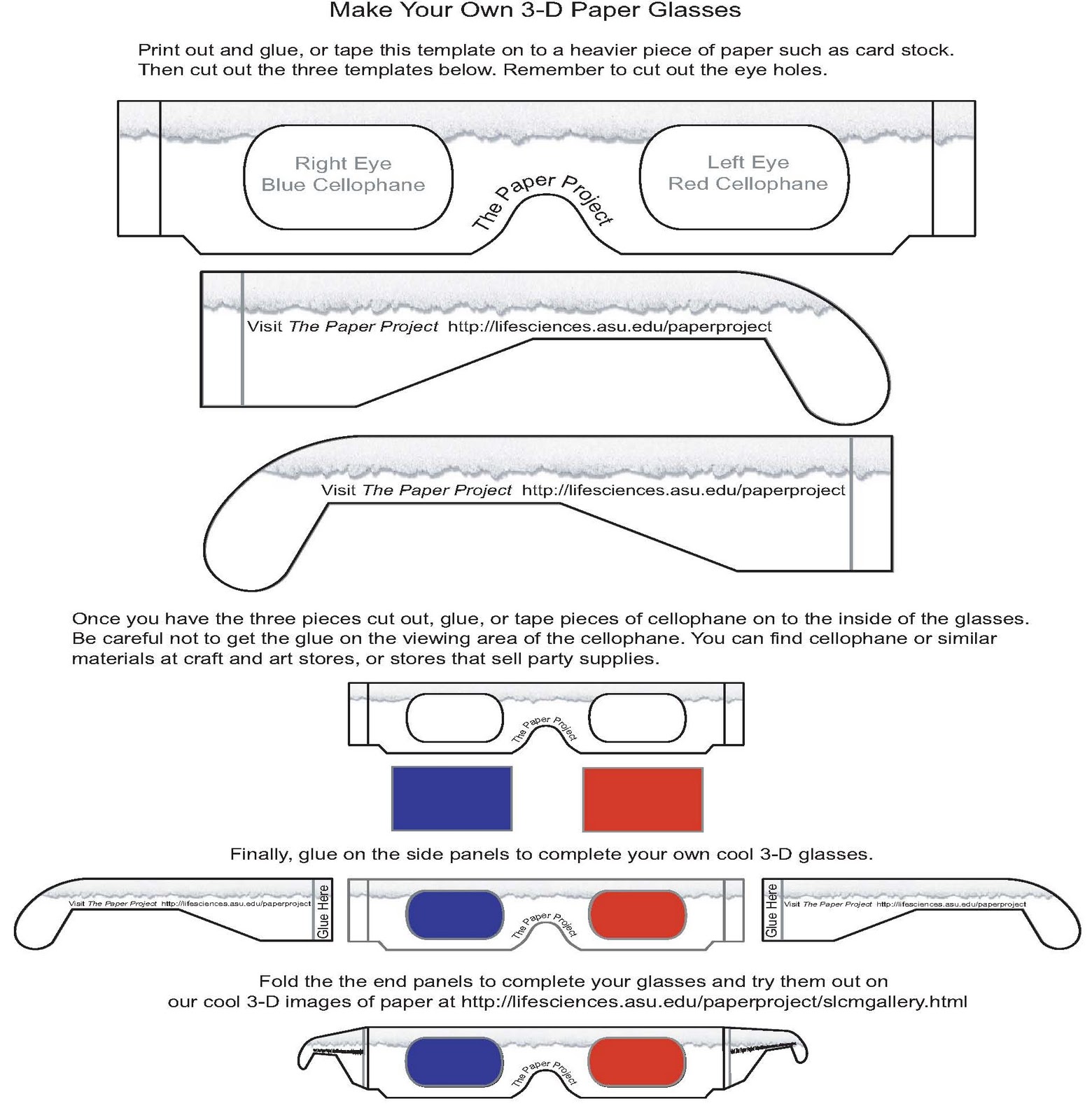 Tips Cara Membuat Kacamata 3d Sederhana Tips Cara Membuat Bisa