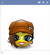 Cool girl - Talking animated emoticon