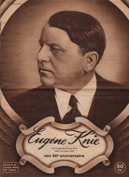 Portrait de Eugene Knie à 60 ans