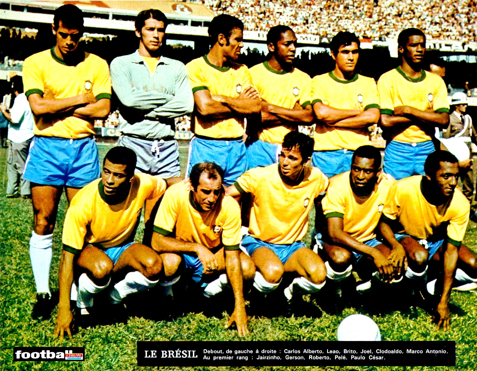 SELECCIÓN DE BRASIL contra Chile 22/03/1970