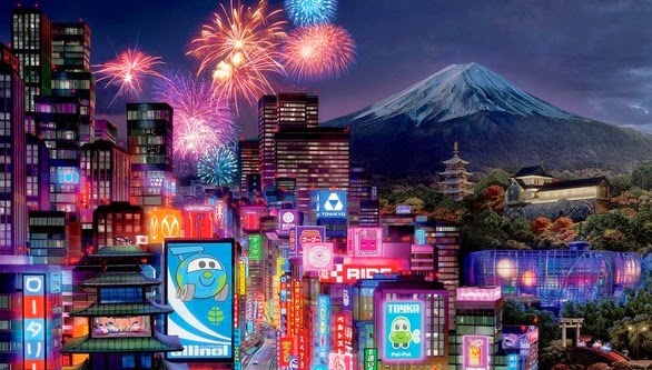 Celebrations in Tokyo on New Years Eve 