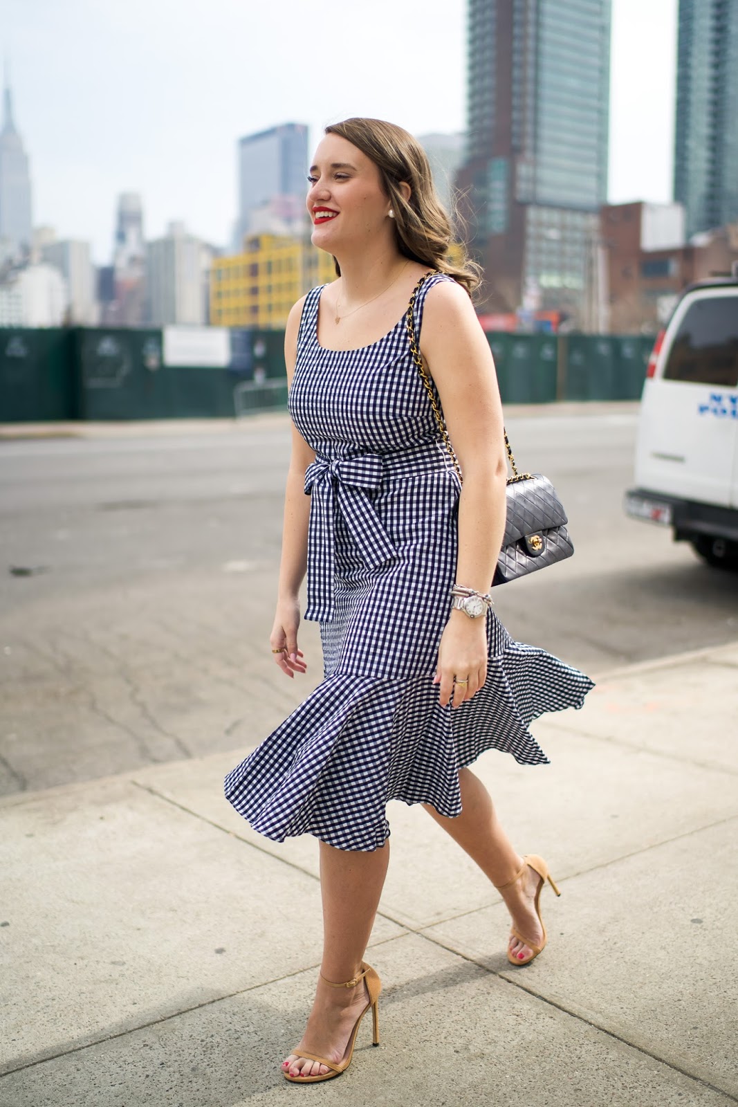 Gingham Midi Dress | Connecticut Fashion and Lifestyle Blog | Covering ...