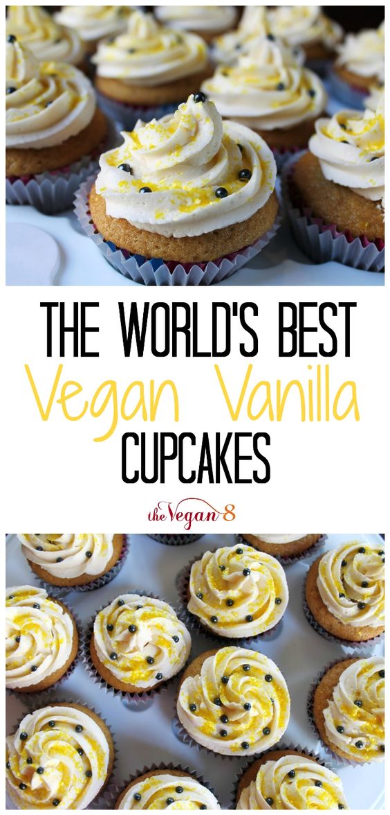 Best Vegan Vanilla Cupcakes!