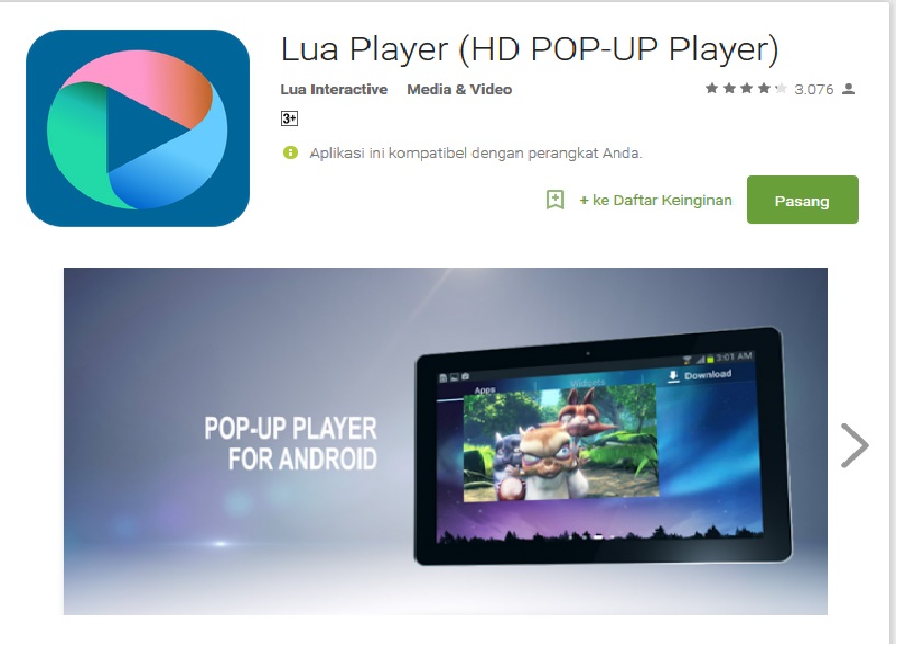 Lua player. Pop player.