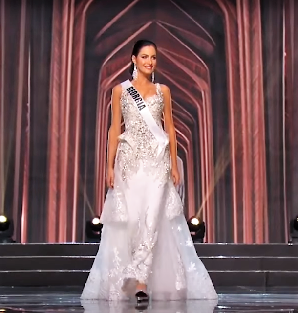 Đầm dạ hội của Lệ Hằng được đánh giá top đẹp nhất Miss Universe 2016 Georgia