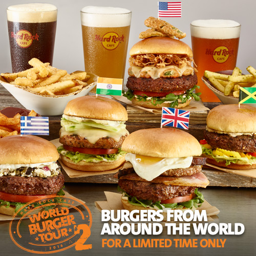 Trying food from around the world doesn't have to involve a great adventure! Find out how you can go on a culinary exploration with Hard Rock Cafe during their World Burger Tour! #WorldBurgerTour