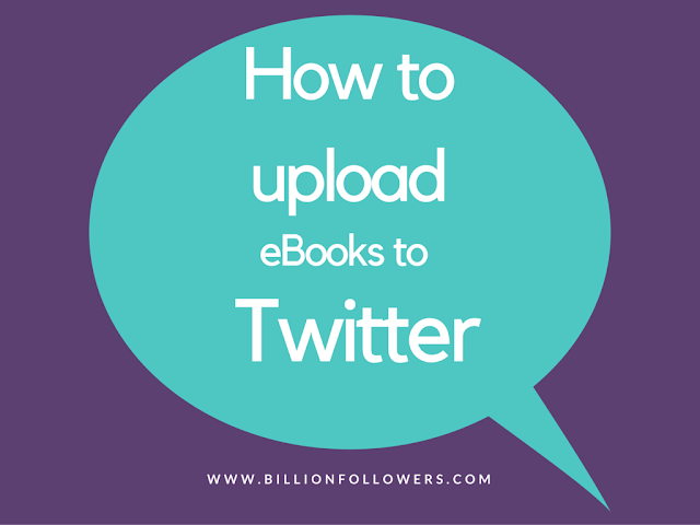 How to upload eBooks to Twitter