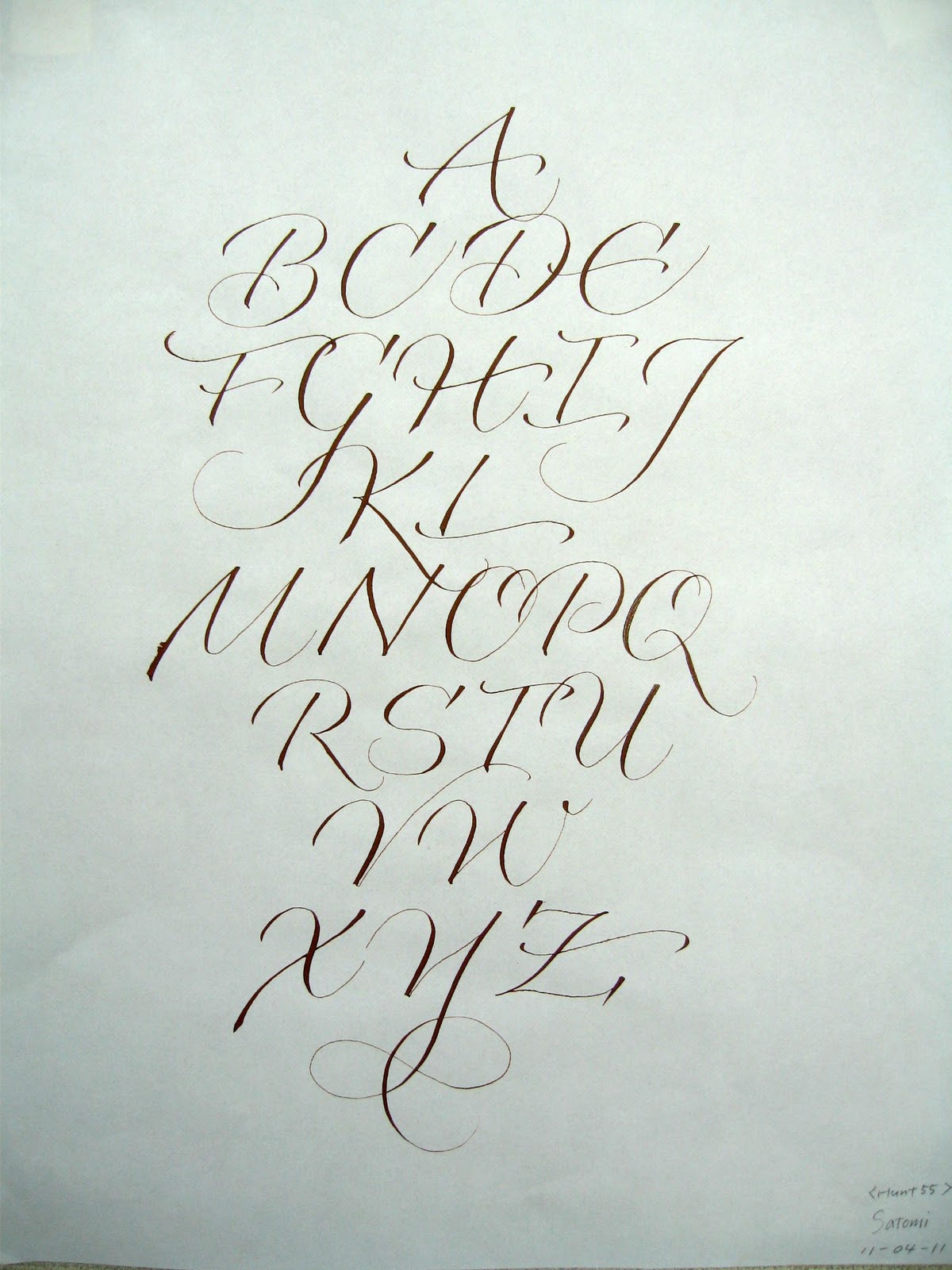 DeAnn Singh Calligraphy: November 2011