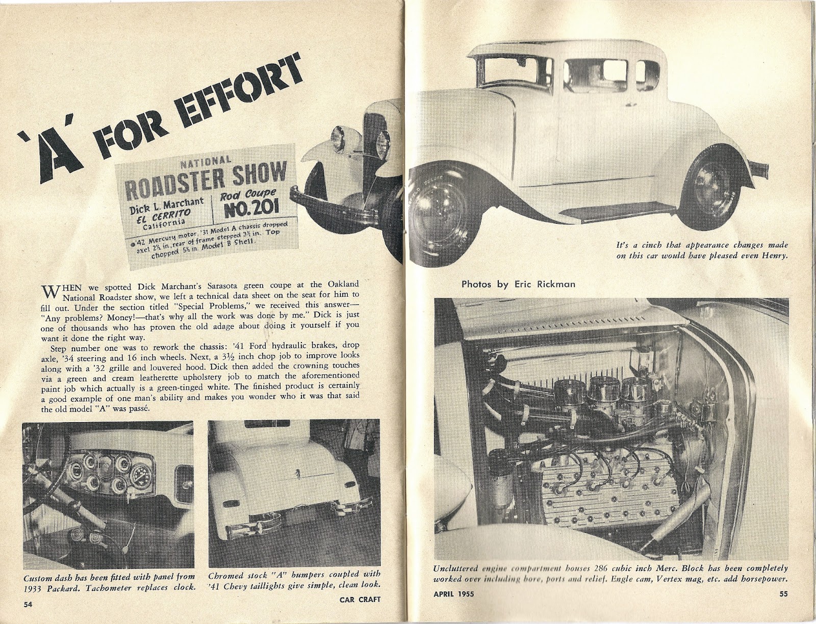 Deadly Curves Dissect A Dash 4 The Dick Marchant 1931 Ford Coupe