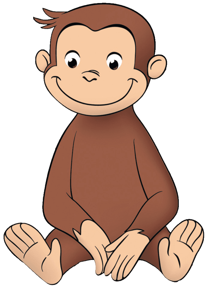 Cartoon Characters: Curious George (PNG's)