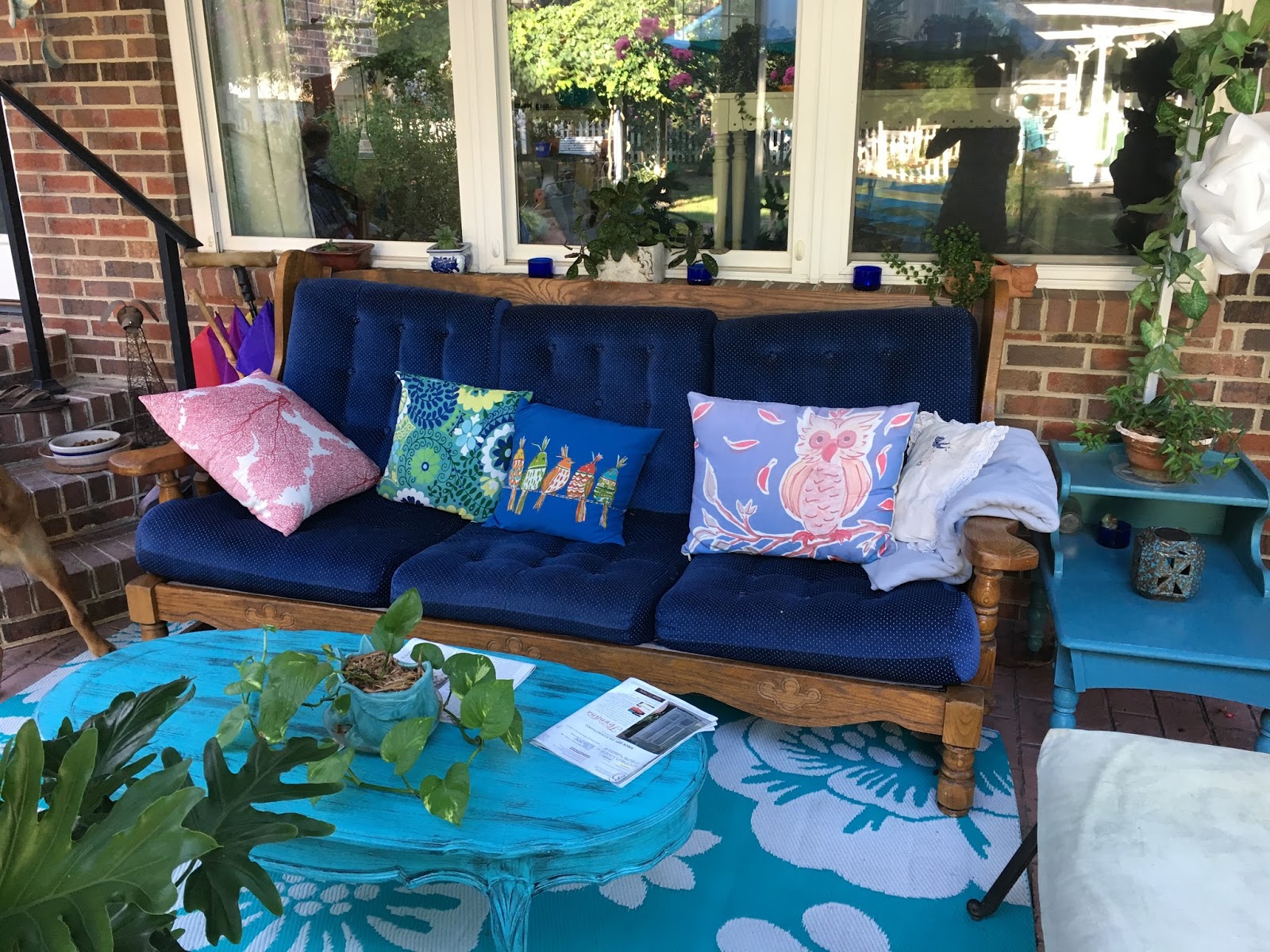 Repurposed For Life PAINTING THE OLD COUCH