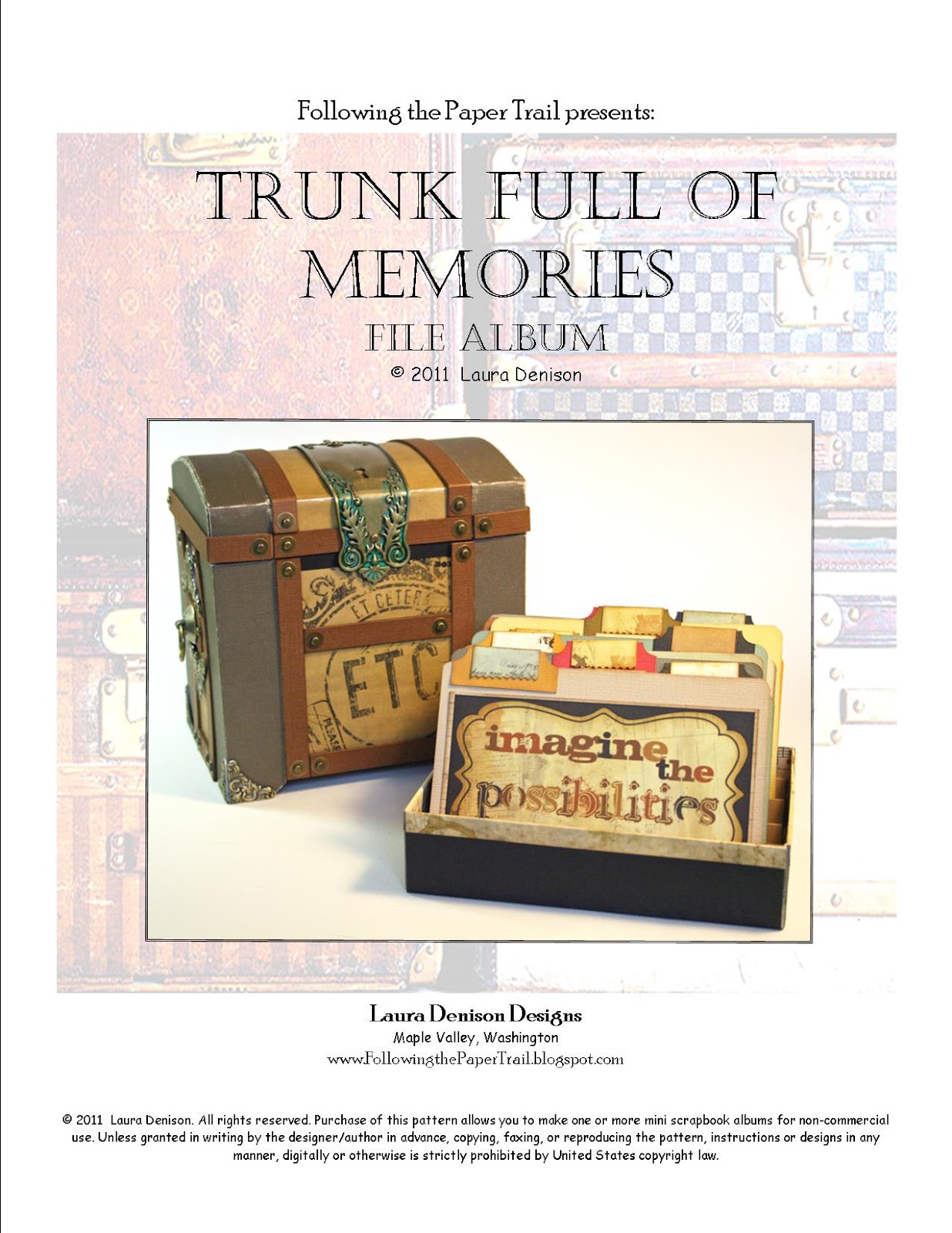 White Album kits – Laura Denison Designs