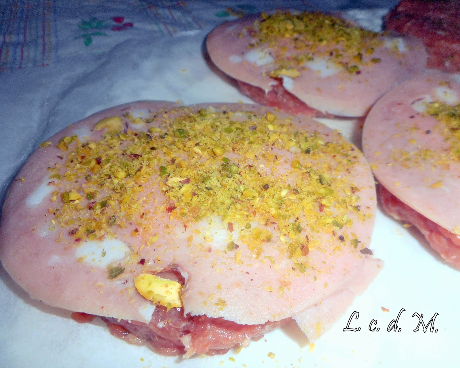 La cucina di Molly HAMBURGER DI TACCHINO CON MORTADELLA