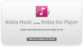 Nokia Ovi Player is new brand for Nokia Music