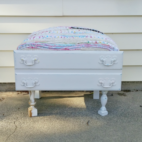 How to Make a Footstool From an Old Drawer!