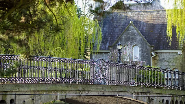 Bridge at the entrance to the University College Cork campus
