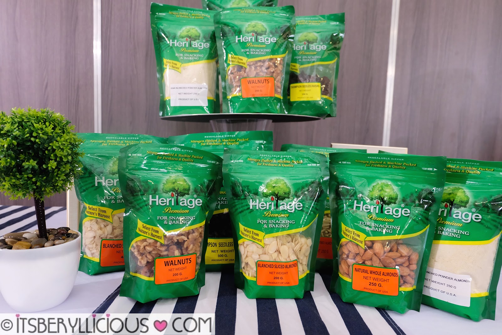 Heritage Premium Snacks Dried Fruits and Nuts California Produce