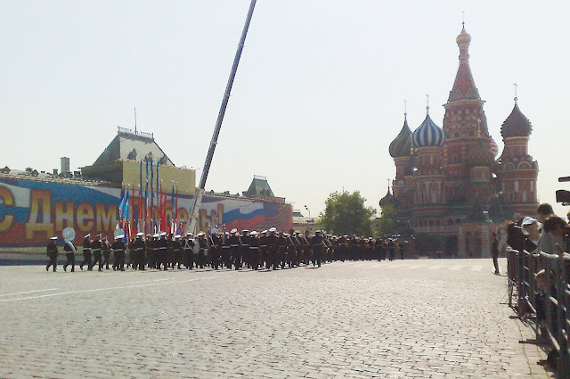 репетиция парада Победы на Красной площади 2008