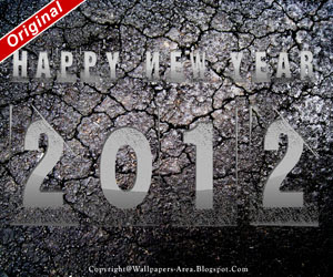 Free Download Happy New Year 2012 Cracked Wallpapers