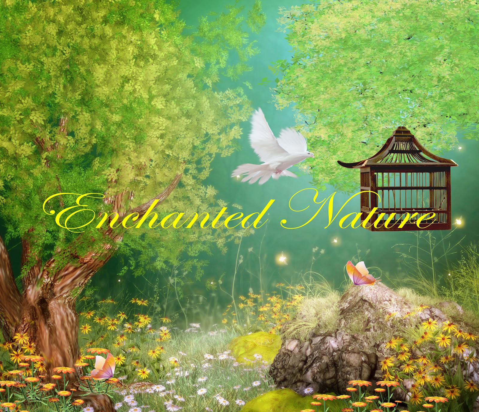 fantasybackgroundsbykayshalady: Enchanted Nature fantasy backgrounds
