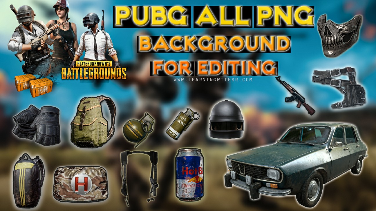 PUBGM all png stocks,Pubg png download for photo editing, picsart pubg  editing stocks 2019 - LEARNINGWITHSR