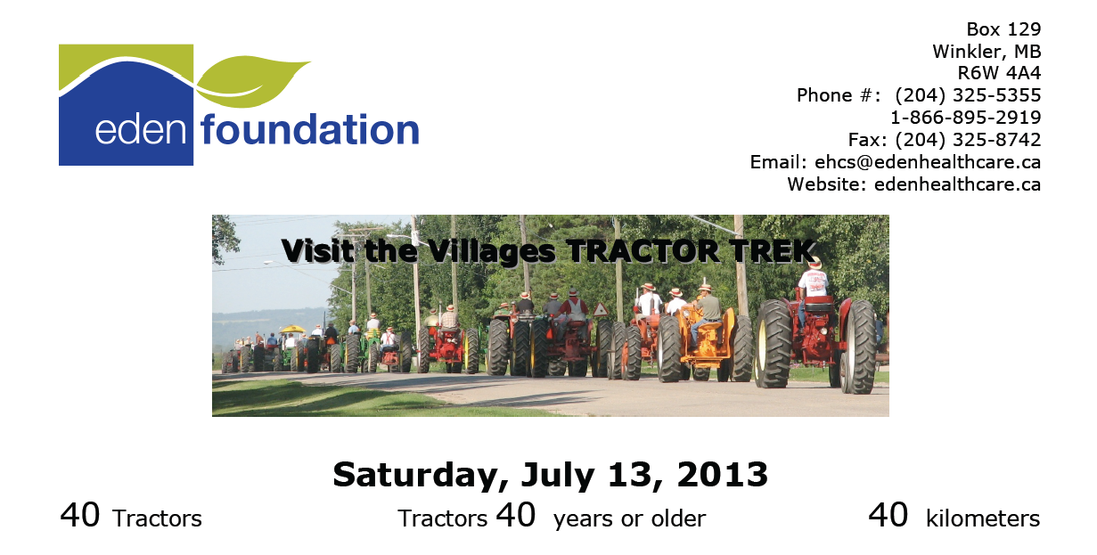 EVENTS 2013 Winkler Tractor Trek
