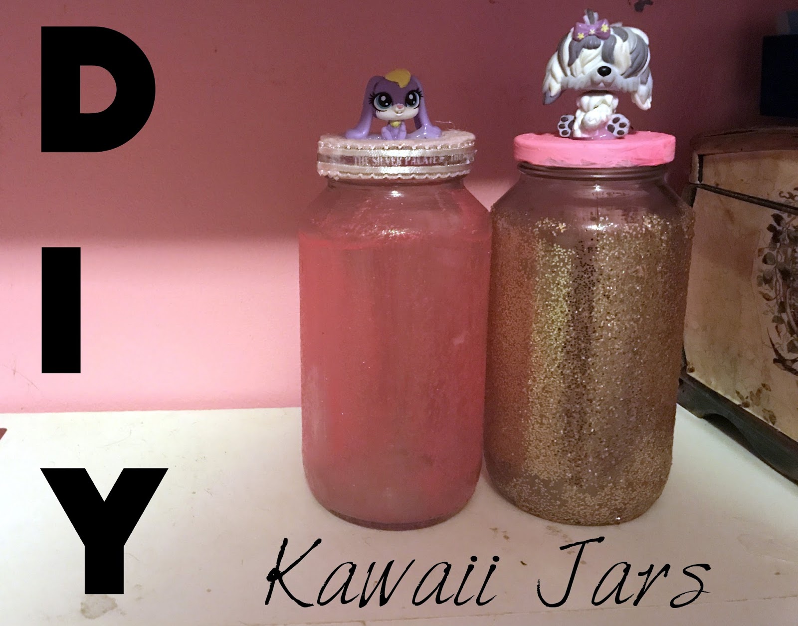 DIY How to Make Glitter Jars!