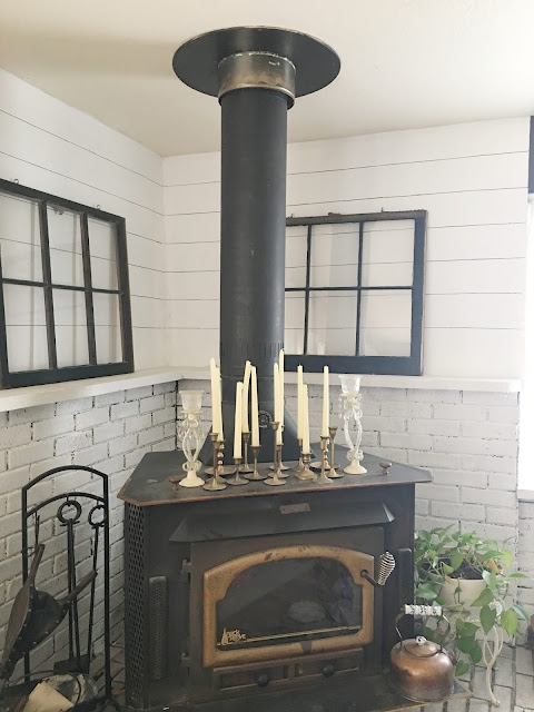shiplap over fireplace