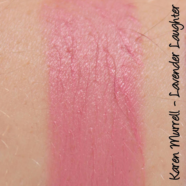 Karen Murrell - Lavender Laughter Lipstick Swatches & Review