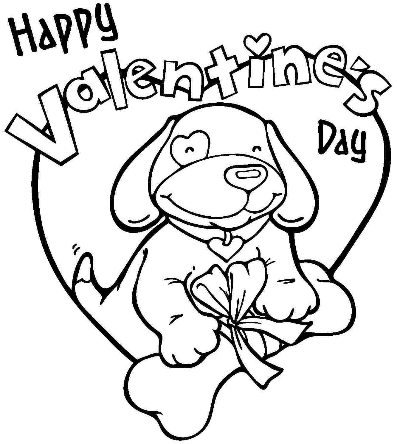 Best HD Valentine Coloring Pages Design