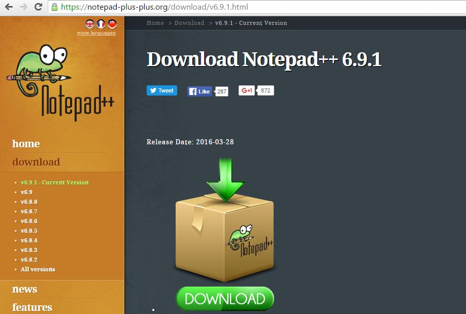 Introducción al desarrollo  Notepad++
