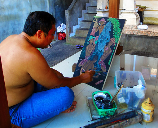 Painter in Ubud