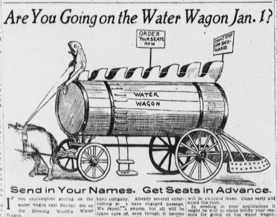 Caricatura de T. E. Powers, New York Evening World, 26/12/1904.