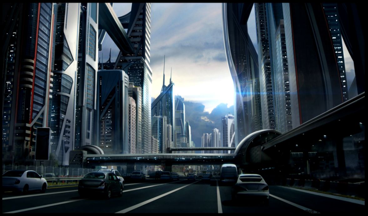 Sci fi Cityscape by SebastianWagner on DeviantArt