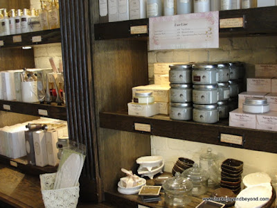 products at Sabon shop in NYC
