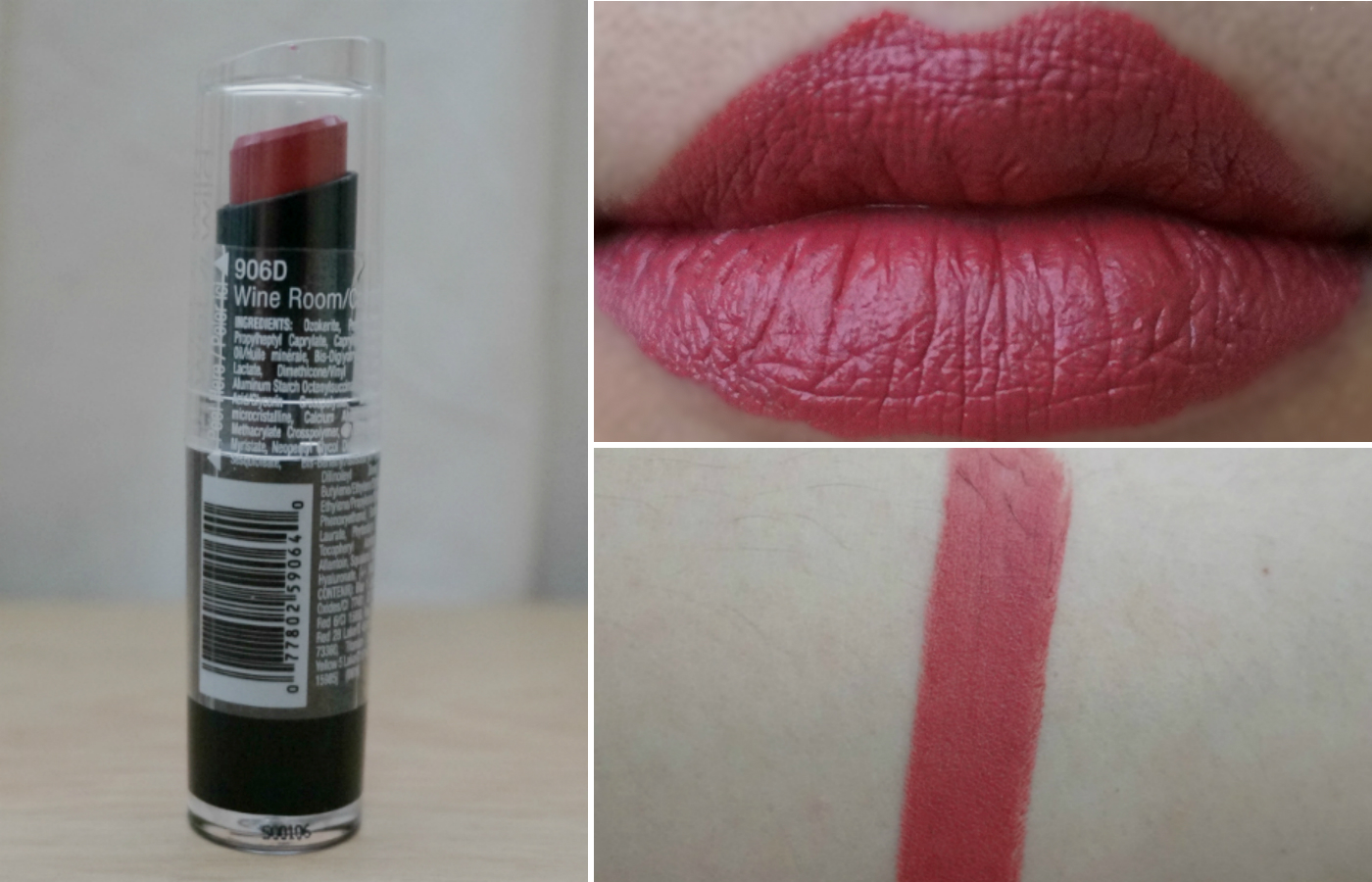 Wet n Wild Mega Last Lip Color Lipstick in Wine Room (906D) Review