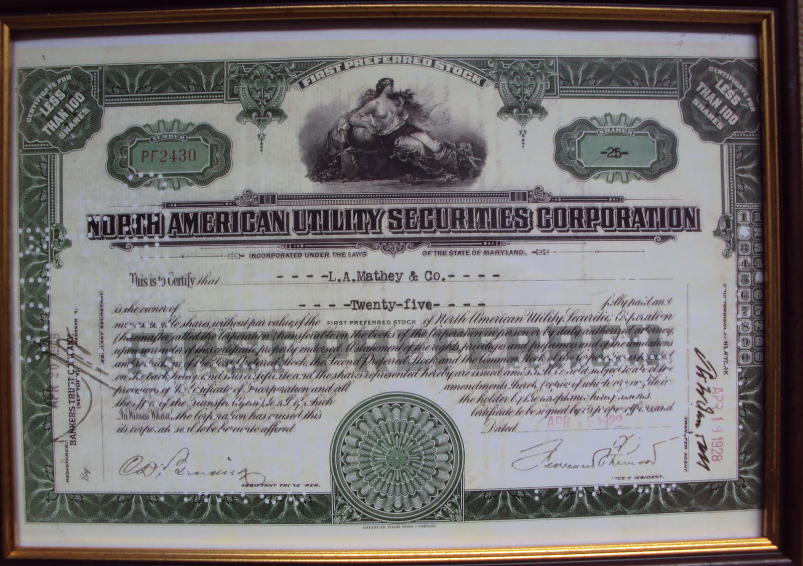 Price Drop Club: Auction 11: Old Share Certificates (Reproductions ...
