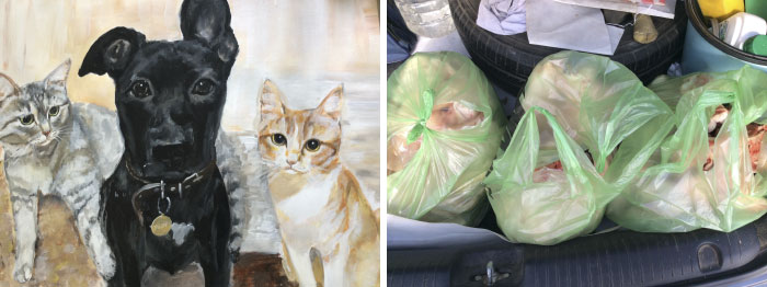 Nine-Year-Old Boy ‘Sells’ His Paintings For Food And Supplies For Shelter Animals