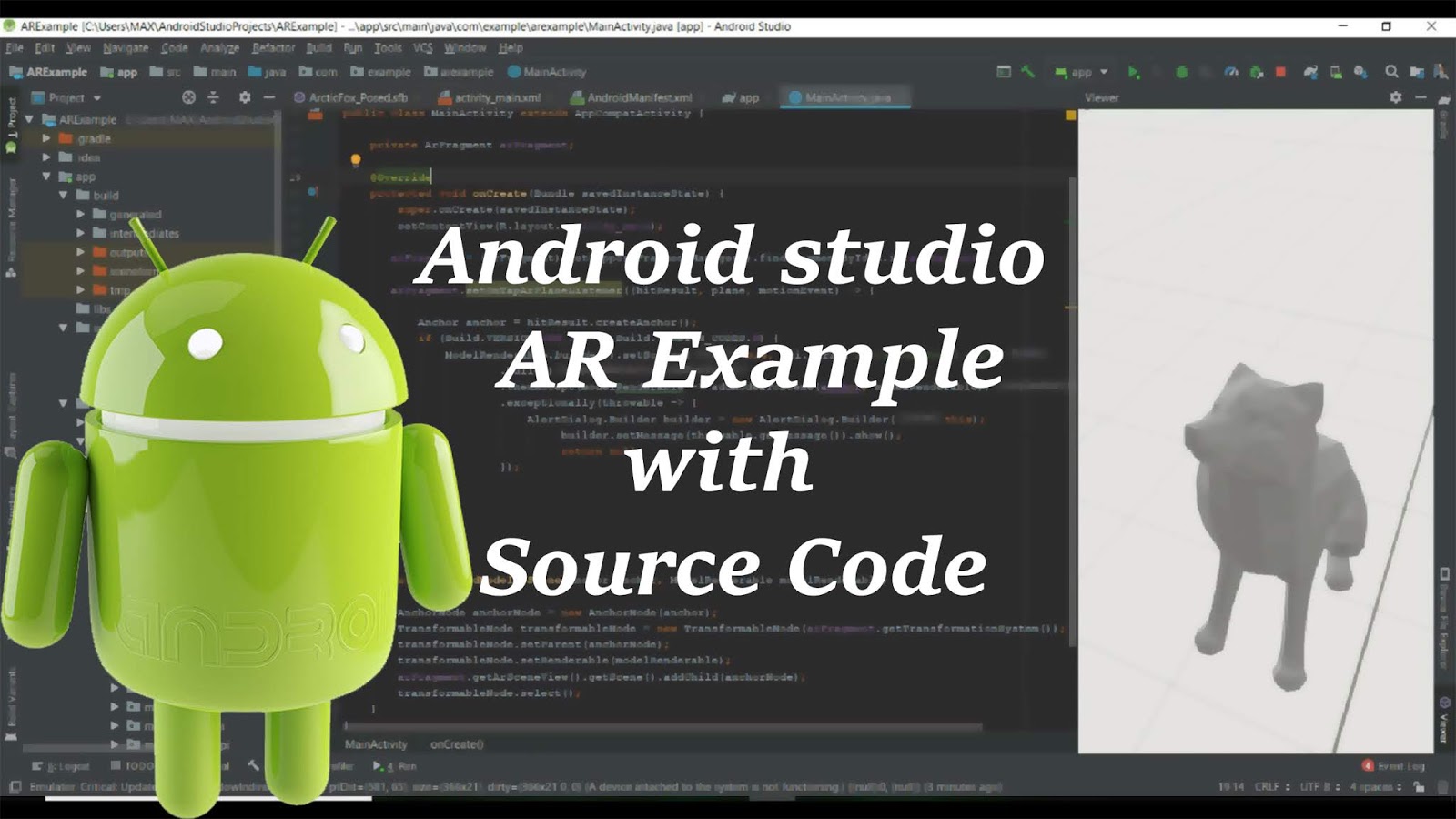 Android Studio ARExample with Source Code