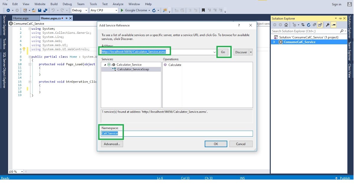 Basic Calculator Service with Error Handling In Using c