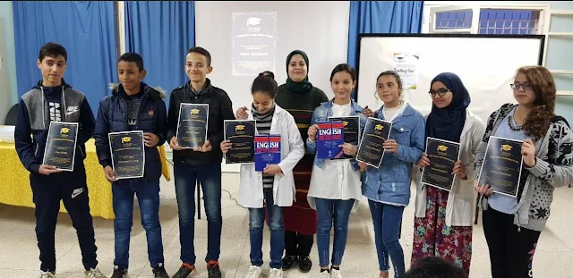  تقرير حول مسابقة حول مسابقة SPELLING BEE في اللغة الانجليزية باعدادية المغرب العربي‬